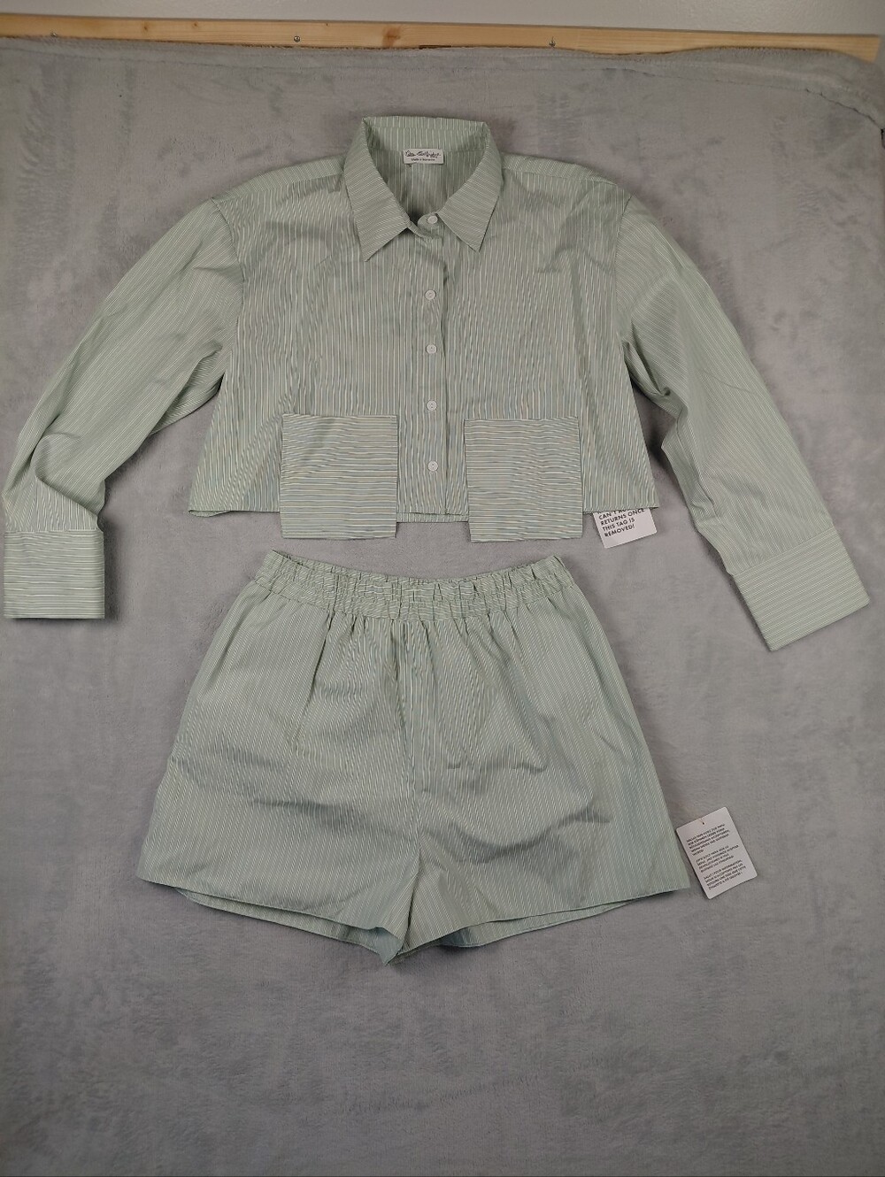 Miss Selfridge Shirt and Short Set, Size 6,  ASOS